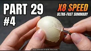 Thumbnail: Timelapse: How to peel a raw egg perfectly - ASMR