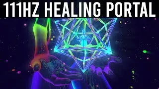 Thumbnail: 111Hz Frequency Activation 》Cellular Reprogramming While You Sleep 》11 Hour Black Screen Sleep Music