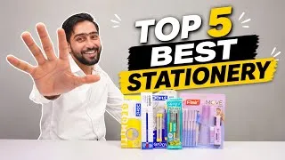 Thumbnail: Top 5 Best Stationery | Best Stationery Unboxing | Best Stationery Under 100 | Top 5 School Supplies