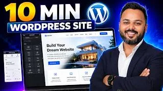 Thumbnail: How to Make a WordPress Website in 10 Minutes 🔥 | Beginner Tutorial 2026