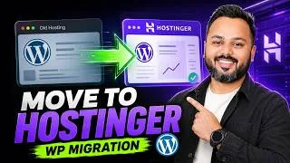 Thumbnail: How to Migrate WordPress Website to Hostinger | Step-by-Step Tutorial