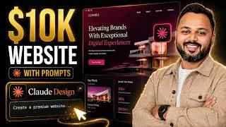 Thumbnail: Build a Website using Claude Design — Just a Few Prompts!