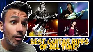 Thumbnail: Top 50 Greatest Guitar Riffs Of All Time | REACTION
