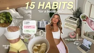 Thumbnail: 15 HABITS that actually changed my life in 2026 ( for real, no gatekeeping )