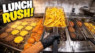 Thumbnail: Pov: SOLO COOKING - Nonstop Lunch Orders early in the morning ( Burgers and Fries ) 🍔🍟