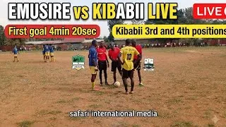 Thumbnail:  Frist goal 4min 20sec kibabii 3rd  and  4th positions  Emusire vs  kibabii  live now safari media 