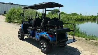 Thumbnail: 6 Passenger V3 Electric 72v Golf Cart With Short Roof