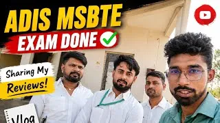 Thumbnail: Finally Completed ADIS MSBTE Exam