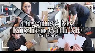 Thumbnail: ORGANISE MY KITCHEN WITH ME | PART ONE | VLOG | SafsLife