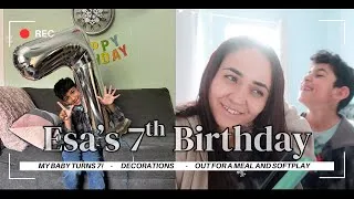 Thumbnail: ESA TURNS SEVEN!! 🎂 | BIRTHDAY VLOG | SafsLife