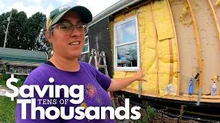 Thumbnail: It's Not As Bad As We Thought! (Walls, Wine & Cheese) | Farm Life VLOG