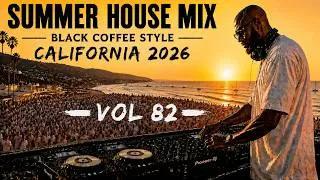 Thumbnail: AFRO HOUSE 2026 | Summer House Mix | Deep Melodic & Hypnotic Set 🔥 Black Coffee Style Vol. 82