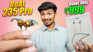 Thumbnail: Best Neckband Under ₹1,000? 🔥 Review boAt Rockerz 235 Pro 