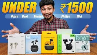 Thumbnail: 5 Best TWS Earbuds Under ₹1,500 | Amazon & Flipkart Picks Starting at ₹799