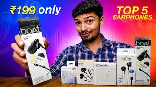 Thumbnail: Top 5 Type-C Wired Earphones Under ₹500 | Flipkart Sale 2026