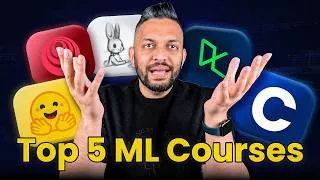 Thumbnail: I tried 39 Machine Learning courses. Here are top 5.