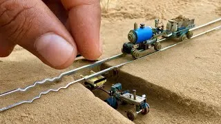 Thumbnail: DIY Tractor vs Train: Chaos on the Track!