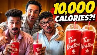 Thumbnail: 2 Boys 10000 Calories = Tim Horton 😱 Entire Menu Challenge