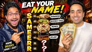 Thumbnail: Complete You NAME Food & Win 6000rs 🤑🤩