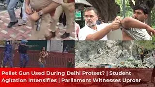 Thumbnail: Pellet Gun Used During Delhi Protest? | Student Agitation Intensifies | Parliament Witnesses Uproar