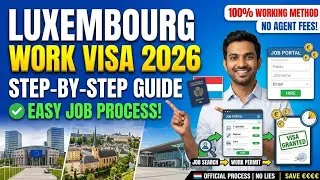 Thumbnail: ​Luxembourg Work Visa 2026: Easy Process & High Salary Jobs!#luxembourgjobs 