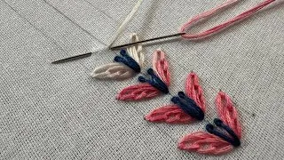 Thumbnail: This is so beautiful 🦋 Butterfly 🦋 stitch |hand embroidery tutorial 