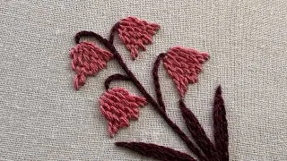 Thumbnail: Most beautiful flower hand embroidery design | hand embroidery for beginners | embroidery 