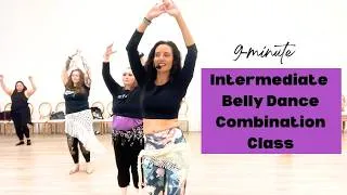 Thumbnail: 9-minute Intermediate Belly Dance Combination Class