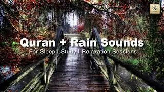 Thumbnail: Quran and Rain sounds for sleeping study relaxation meditation session | Calming #quranrecitation