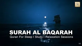 Thumbnail: Quran + Rain on Sea for Study Sleeping Relaxation Meditation Surah Al Baqarah Quran Recitation