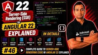 Thumbnail: Server-Side Rendering (SSR) in Angular 22 Explained in Details  | Angular 22 complete course