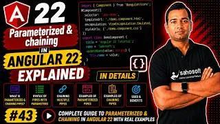 Thumbnail: Parameterized & chaining Pipes in Angular 22 Explained in Details  | Angular 22 complete course