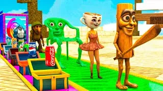 Thumbnail: Long Slide Game With Cow Elephant Gorilla Hippopotamus Tiger 3d Animal Game Funny 3d Animals