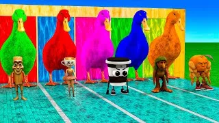 Thumbnail: Long Slide Game With Cow Elephant Gorilla Hippopotamus Tiger 3d Animal Game Funny 3d Animals