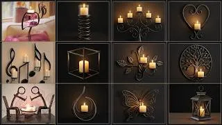 Thumbnail:  Over 200 shapes and models.🕯️🕯️🕯️🕯️، Beautiful wrought iron chandelier designs.