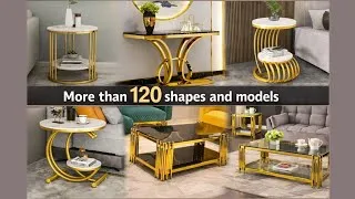 Thumbnail: Lovers of the golden color, over 120 photos, golden iron home furniture sffm