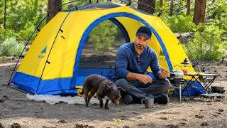 Thumbnail: Solo Camping with My Dog . Peaceful Outdoor Adventure ASMR