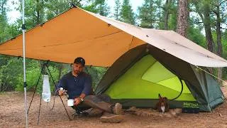 Thumbnail: Building the Perfect Forest Camp with My Dog . Nature Sounds ASMR