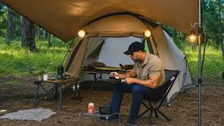 Thumbnail: Solo Camping with My dog . Relaxing ASMR