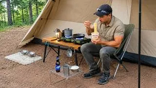 Thumbnail: Solo Camping with My Dog . Relaxing ASMR