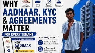 Thumbnail: Why Every PG Tenant Should Know This | Vlog 4| Aadhaar KYC, eKYC & Rental Agreements Explained | 