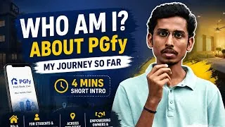 Thumbnail: My Journey as a founder at @PGfy  startup! Sai Jagadeesh Chitroju Intro Vlog :) 