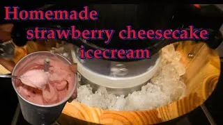 Thumbnail: I made the ultimate strawberry cheesecake ice-cream and it’s so easy!!  
