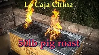 Thumbnail: La caja china pig roast… 50lb pig