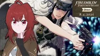 Thumbnail: SO MUCH CONTENT!!! | Fire Emblem: Fortune's Weave Direct | Sain Reacts