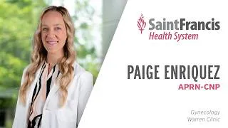 Thumbnail: Meet the Provider: Paige Enriquez, APRN-CNP – Gynecology with Warren Clinic