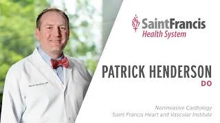 Thumbnail: Meet Patrick Henderson, DO – Noninvasive Cardiology at Saint Francis Heart and Vascular Institute