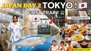 Thumbnail: Breakfast Buffet, First Train & Fish Market in Tokyo | Japan Vlog #3
