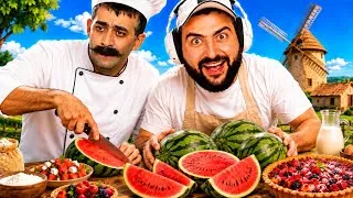 Thumbnail: 🍉Ձմերուկ և խոհարար😋Farm ТО Table #7