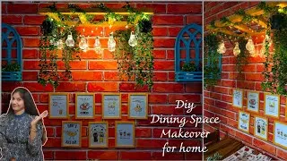 Thumbnail: Small Dining Space Makeover | Turn Your Home into a Cafe Corner | Diwali christmas & New year decor